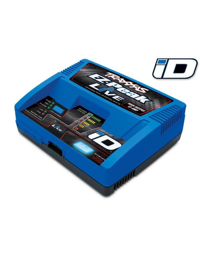 TRAXXAS TRA2971 CHARGER, EZ-PEAK LIVE, 100W, NIMH/LIPO WITH ID AUTO BATTERY IDENTIFICATION