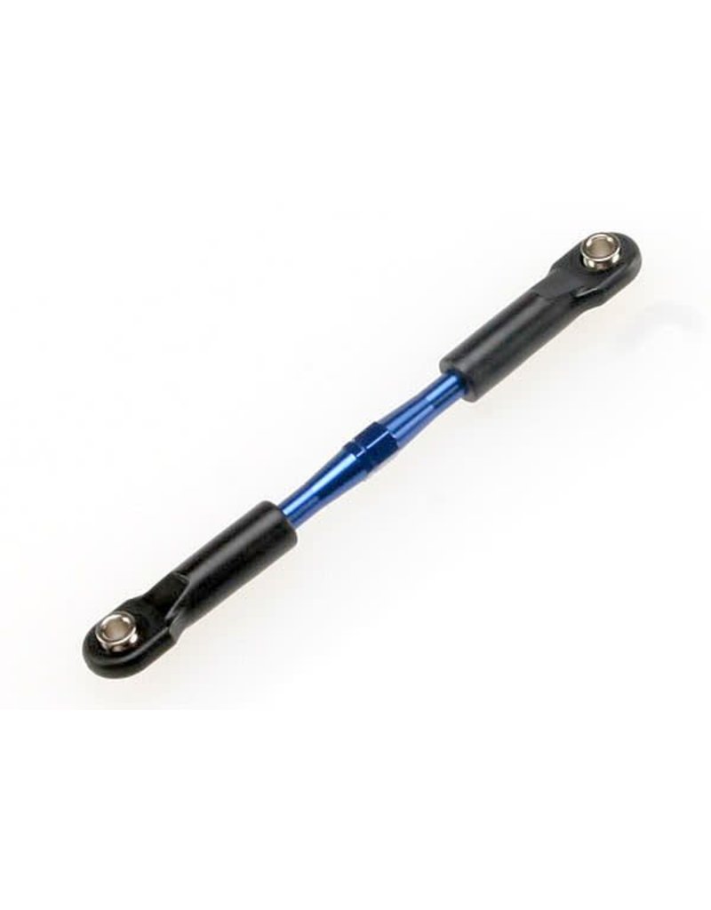 TRAXXAS TRA3738A TURNBUCKLE, ALUMINUM (BLUE-ANODIZED), CAMBER LINK, REAR, 49MM (1) (ASSEMBLED W/ ROD ENDS & HOLLOW BALLS) (SEE PART 3741A FOR COMPLETE CAMBER LINK SET)