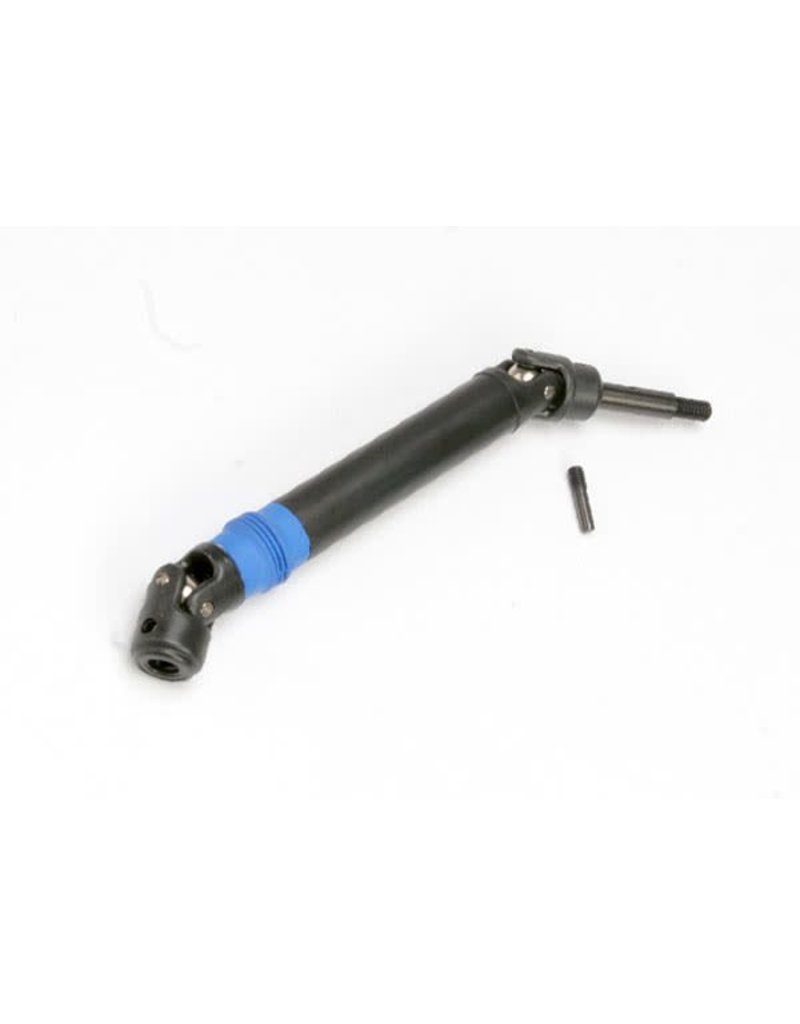 TRAXXAS TRA5551 DRIVESHAFT ASSEMBLY (1), LEFT OR RIGHT (FULLY ASSEMBLED, READY TO INSTALL)/ M3/12.5MM YOKE PIN (1)