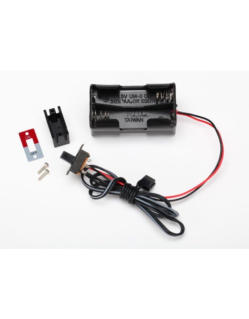 TRAXXAS TRA3170X BATTERY HOLDER, 4-CELL/ ON-OFF SWITCH