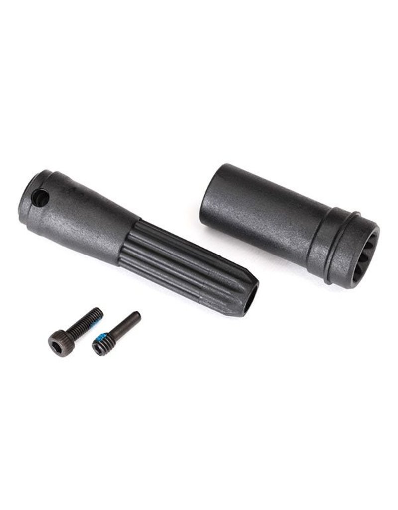TRAXXAS TRA8556 DRIVESHAFTS, CENTER FRONT/ 4MM SCREW PIN (1)/ 3X10 CS (1)
