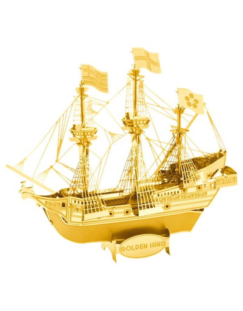 METAL EARTH MMS049G GOLD GOLDEN HIND (2 SHEETS)
