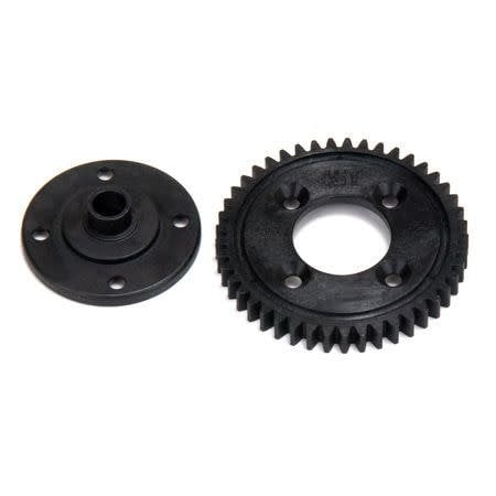 LOSA3562 45T SPUR GEAR, PLASTIC: 8E 2.0