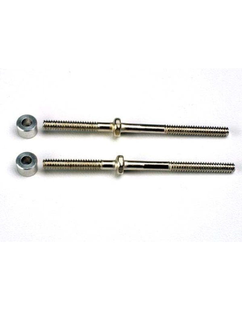 TRAXXAS TRA1937 TURNBUCKLES (54MM) (2)/ 3X6X4MM ALUMINUM SPACERS (REAR CAMBER LINKS)