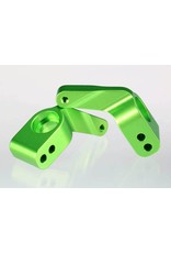TRAXXAS TRA3652G STUB AXLE CARRIERS, RUSTLER/STAMPEDE/BANDIT (2), 6061-T6 ALUMINUM (GREEN-ANODIZED)/ 5X11MM BALL BEARINGS (4)