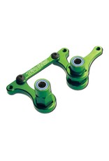 TRAXXAS TRA3743G STEERING BELLCRANKS, DRAG LINK (GREEN-ANODIZED 6061-T6 ALUMINUM)/ 5X8MM BALL BEARINGS (4)/ HARDWARE (ASSEMBLED)