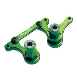 TRAXXAS TRA3743G STEERING BELLCRANKS, DRAG LINK (GREEN-ANODIZED 6061-T6 ALUMINUM)/ 5X8MM BALL BEARINGS (4)/ HARDWARE (ASSEMBLED)