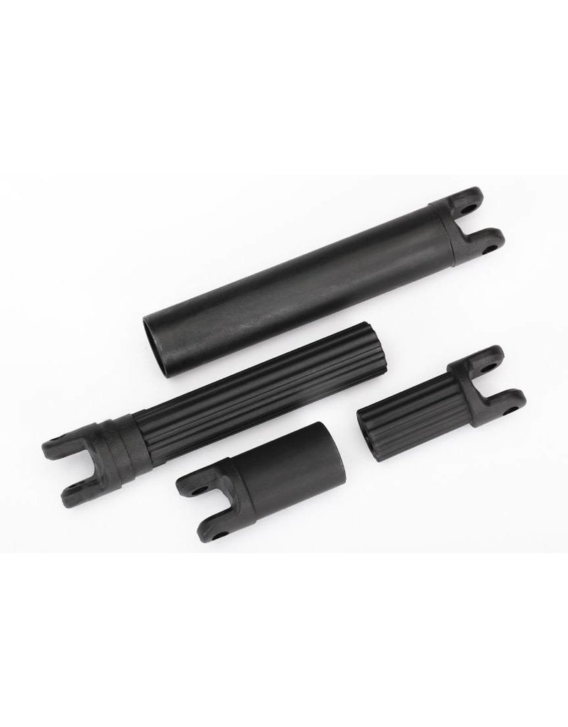 TRAXXAS TRA8655 HALF SHAFTS, CENTER (INTERNAL SPLINED (2)/ EXTERNAL SPLINED (2)) (PLASTIC PARTS ONLY)