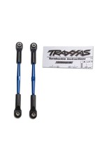 TRAXXAS TRA2336A TURNBUCKLES, ALUMINUM (BLUE-ANODIZED), TOE LINKS, 61MM (2) (ASSEMBLED W/ ROD ENDS & HOLLOW BALLS) (FITS STAMPEDE) (REQUIRES 5MM ALUMINUM WRENCH #5477)
