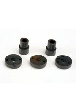 TRAXXAS TRA2669 PISTON HEAD SET (2-HOLE (2)/ 3-HOLE (2))/ SHOCK MOUNTING BUSHINGS & WASHERS (2) (BIG BORE SHOCKS)