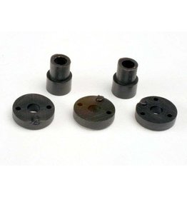 TRAXXAS TRA2669 PISTON HEAD SET (2-HOLE (2)/ 3-HOLE (2))/ SHOCK MOUNTING BUSHINGS & WASHERS (2) (BIG BORE SHOCKS)