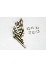 TRAXXAS TRA3963 SCREWS, 3X28MM CAP-HEAD MACHINE (HEX DRIVE) (6)/ 3X6MM ELW (6)
