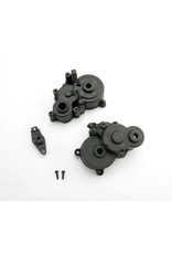 TRAXXAS TRA3991X GEARBOX HALVES (FRONT & REAR)/ SHIFT DETENT BALL/ SPRING/ 4MM GS/ SHIFT SHAFT SEAL, GLUED/ 2.5X8MM CS (2)