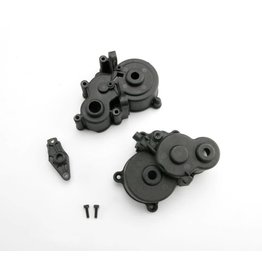 TRAXXAS TRA3991X GEARBOX HALVES (FRONT & REAR)/ SHIFT DETENT BALL/ SPRING/ 4MM GS/ SHIFT SHAFT SEAL, GLUED/ 2.5X8MM CS (2)