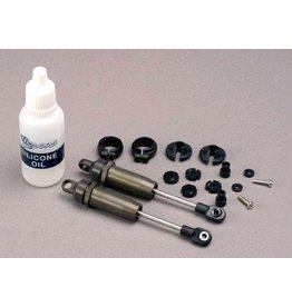 TRAXXAS TRA4760 SHOCKS, LONG (HARD-ANODIZED & PTFE-COATED T6 ALUMINUM) W/O SPRINGS (FRONT) (2)