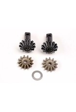 TRAXXAS TRA4982 DIFF GEAR SET: 13-T OUTPUT GEAR SHAFTS (2)/ 13-T SPIDER GEARS (2)/ SPIDER SHAFT (1)/ 6X10X0.5MM PTFE-COATED WASHER (1)
