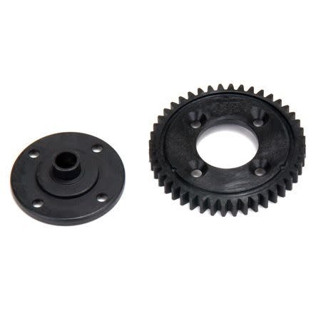 LOSA3561 44T SPUR GEAR, PLASTIC: 8E 2.0