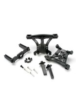 TRAXXAS TRA5314 BODY MOUNTS, FRONT & REAR/ BODY MOUNT POSTS, FRONT & REAR/ 2.5X18MM SCREW PINS (4)/ 4X10MM BCS (1)