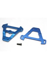 TRAXXAS TRA5323 BULKHEAD TIE BARS, FRONT & REAR (BLUE-ANODIZED ALUMINUM)