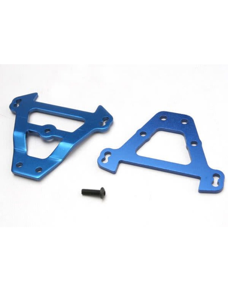 TRAXXAS TRA5323 BULKHEAD TIE BARS, FRONT & REAR (BLUE-ANODIZED ALUMINUM)