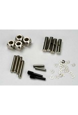 TRAXXAS TRA5452 U-JOINTS, DRIVESHAFT (CARRIER (4)/ 4.5MM CROSS PIN (4)/ 3MM CROSS PIN (4)/ E-CLIPS (20)) (METAL PARTS FOR 2 DRIVESHAFTS)