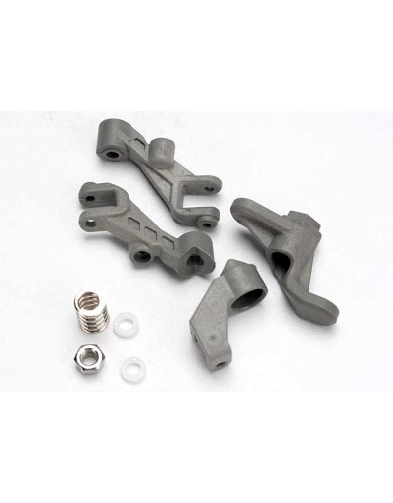 TRAXXAS TRA5543 STEERING BELLCRANKS/ SERVO SAVER/ SERVO SAVER SPRING/ STEERING SUPPORT/ 4X7X2.5 PB (4)/ 5X0.8MM NL (1)