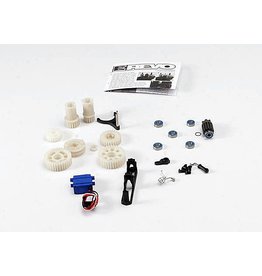 TRAXXAS TRA5692 TWO SPEED CONVERSION KIT (E-REVO) (INCLUDES WIDE AND CLOSE RATIO FIRST GEAR SETS, SUB-MICRO SERVO, AND LINKAGE) (REQUIRES 3 CHANNEL TRANSMITTER)