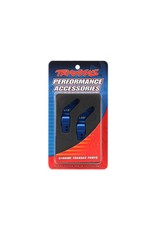 TRAXXAS TRA6455 AXLE CARRIERS, REAR, 6061-T6 ALUMINUM, LEFT & RIGHT (BLUE-ANODIZED)