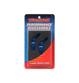TRAXXAS TRA6455 AXLE CARRIERS, REAR, 6061-T6 ALUMINUM, LEFT & RIGHT (BLUE-ANODIZED)
