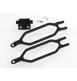 TRAXXAS TRA6727 HOLD DOWN, BATTERY (2)/ HOLD DOWN RETAINER/ BATTERY POST/ ANGLED BODY CLIP