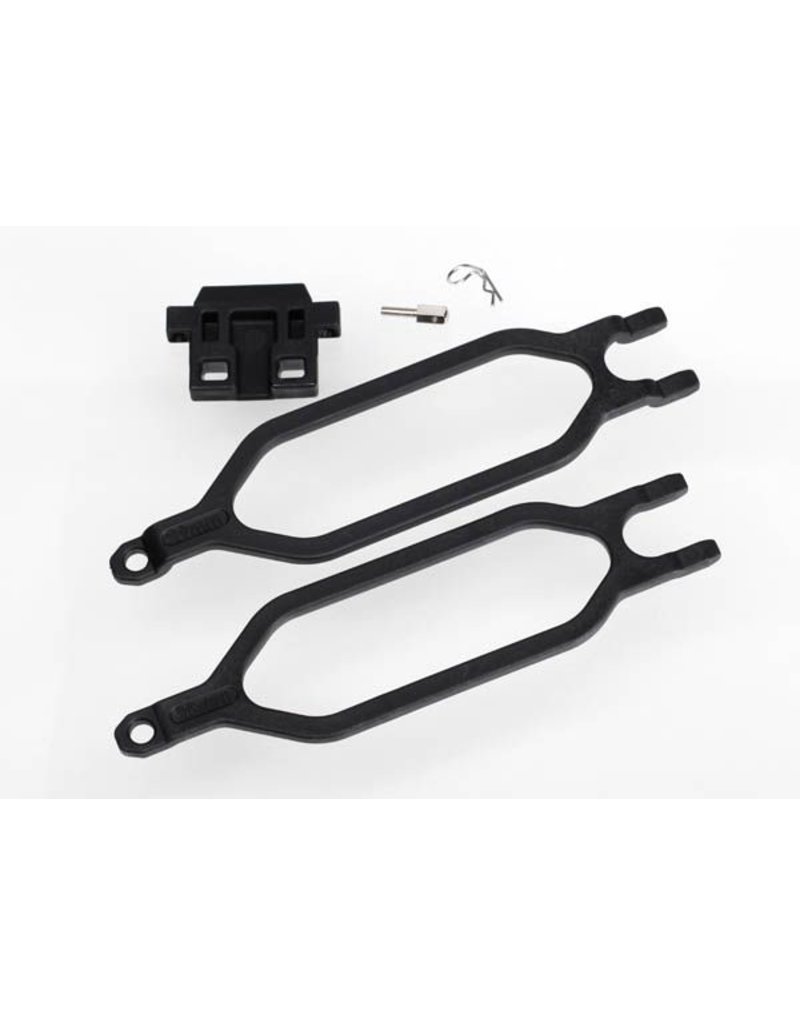 TRAXXAS TRA6727 HOLD DOWN, BATTERY (2)/ HOLD DOWN RETAINER/ BATTERY POST/ ANGLED BODY CLIP