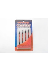 TRAXXAS TRA7038X TOE LINKS, ALUMINUM (RED-ANODIZED) (4) (ASSEMBLED WITH ROD ENDS AND THREADED INSERTS)