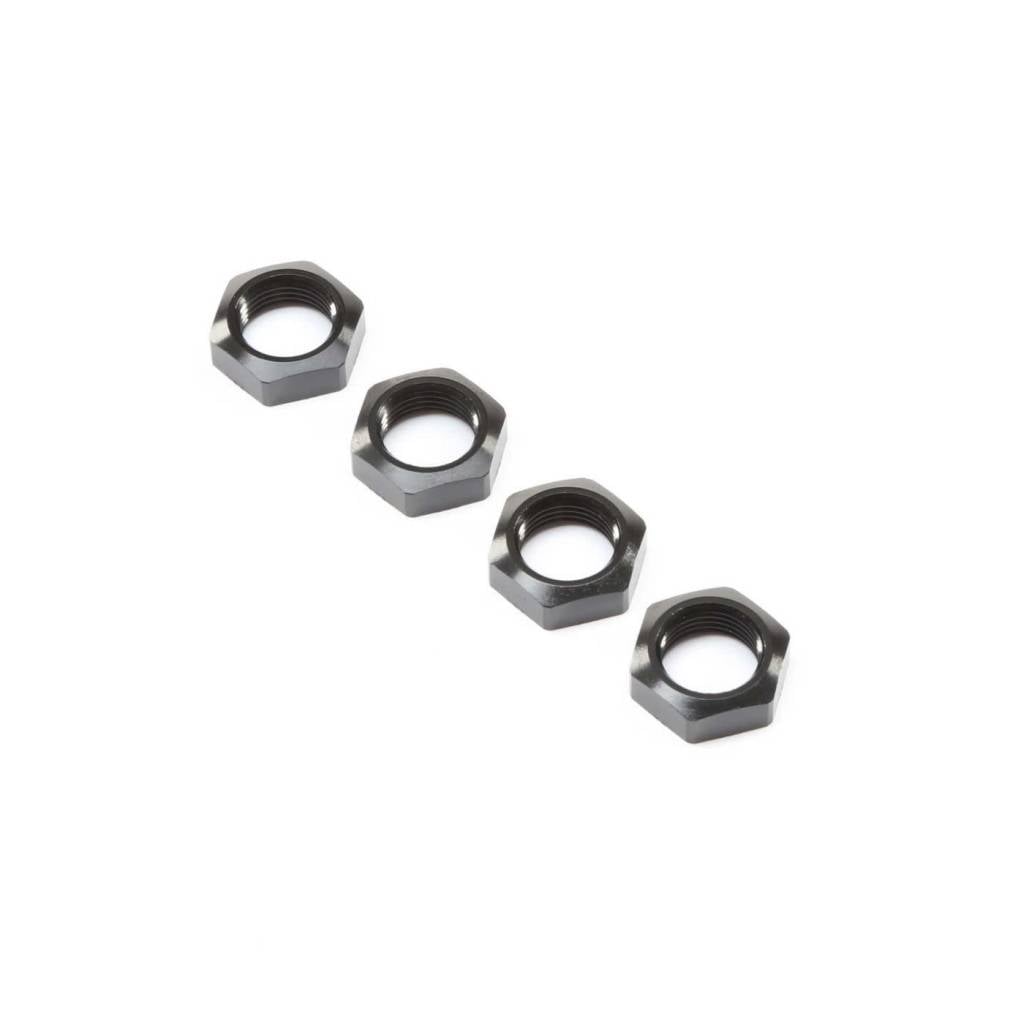 LOS252078 WHEEL NUT BLACK (4): SUPER BAJA REY STEEL