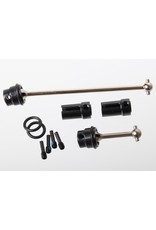 TRAXXAS TRA7250R DRIVESHAFTS, CENTER (STEEL CONSTANT-VELOCITY) FRONT (1), REAR (1) (FULLY ASSEMBLED)