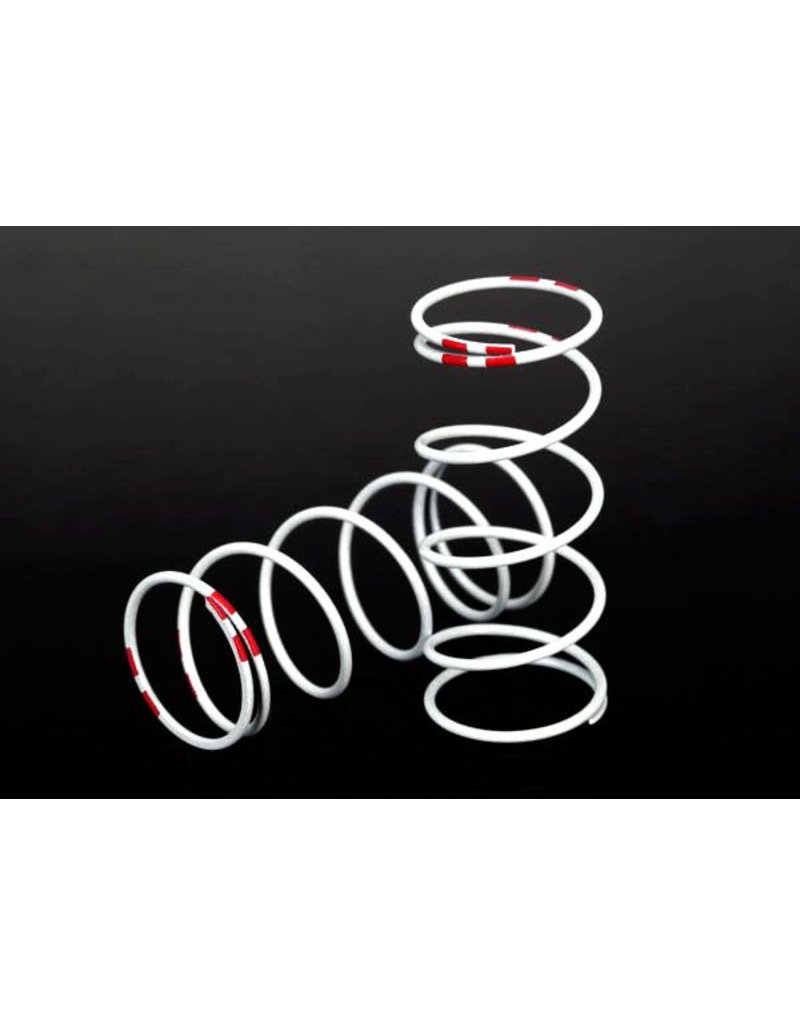 TRAXXAS TRA7445 SPRING, SHOCK, WHITE (GTR LONG) (0.810 RATE PINK) (1 PAIR)