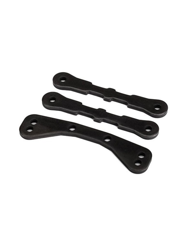 TRAXXAS TRA7726 BULKHEAD TIE BAR, UPPER (1)/ LOWER (2) (STEEL)