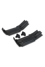 TRAXXAS TRA7744 SKIDPLATE, FRONT (1), REAR (1)/ RUBBER IMPACT CUSHION (2)