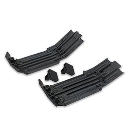 TRAXXAS TRA7744 SKIDPLATE, FRONT (1), REAR (1)/ RUBBER IMPACT CUSHION (2)