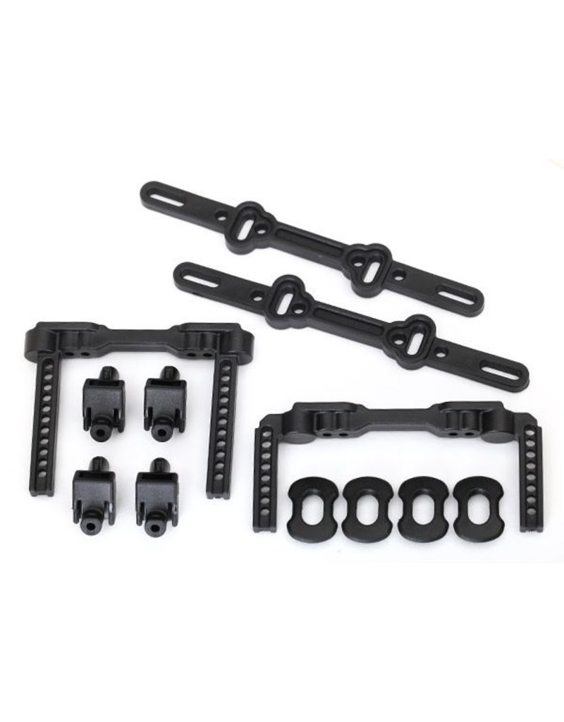 TRAXXAS TRA8316 BODY MOUNTS, FRONT & REAR/ BODY MOUNT POSTS/ BODY MOUNT SLIDERS