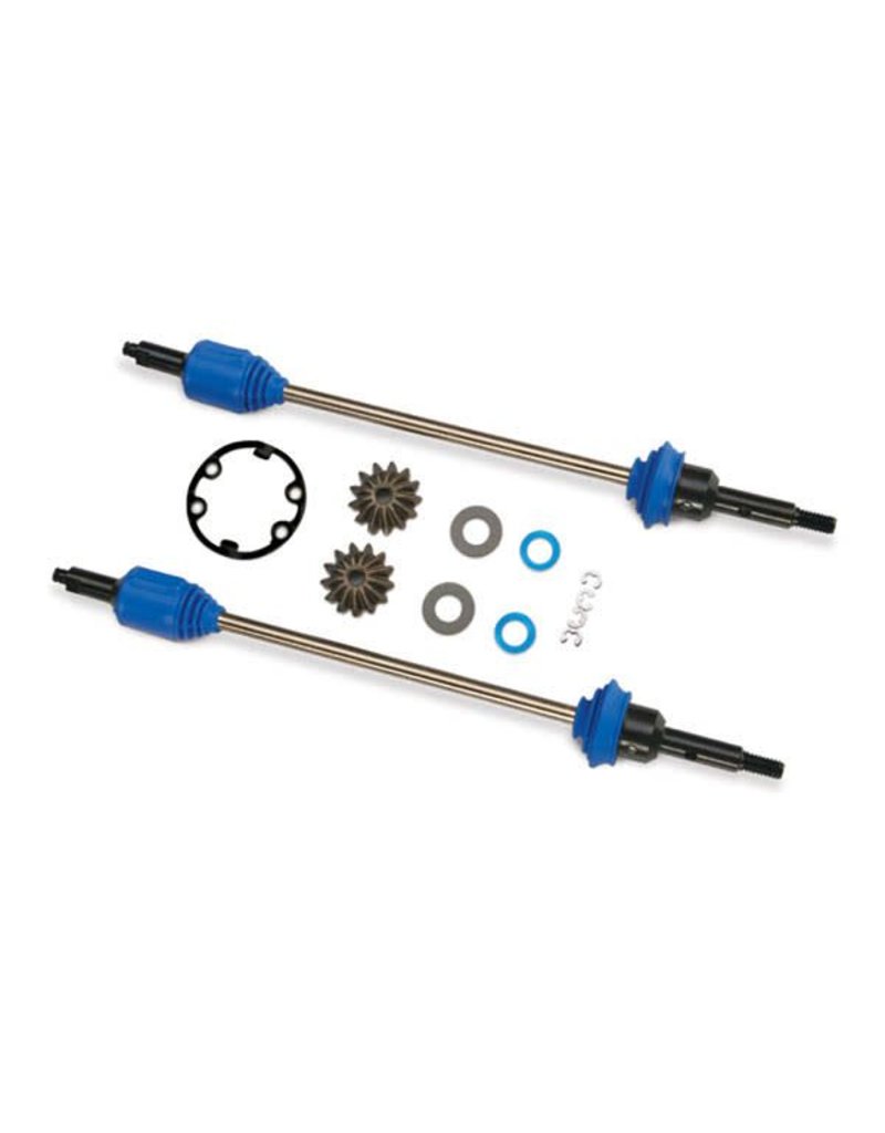 TRAXXAS TRA5551X DRIVESHAFTS, JATO (STEEL CONSTANT-VELOCITY) (ASSEMBLED WITH INNER AND OUTER DUST BOOTS) (1 PAIR)