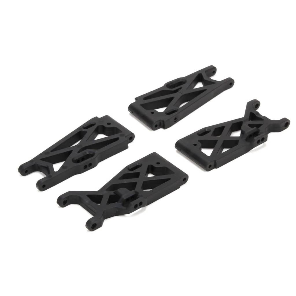 LOS214000 FRONT/REAR SUSPENSION ARM SET: MINI 8T