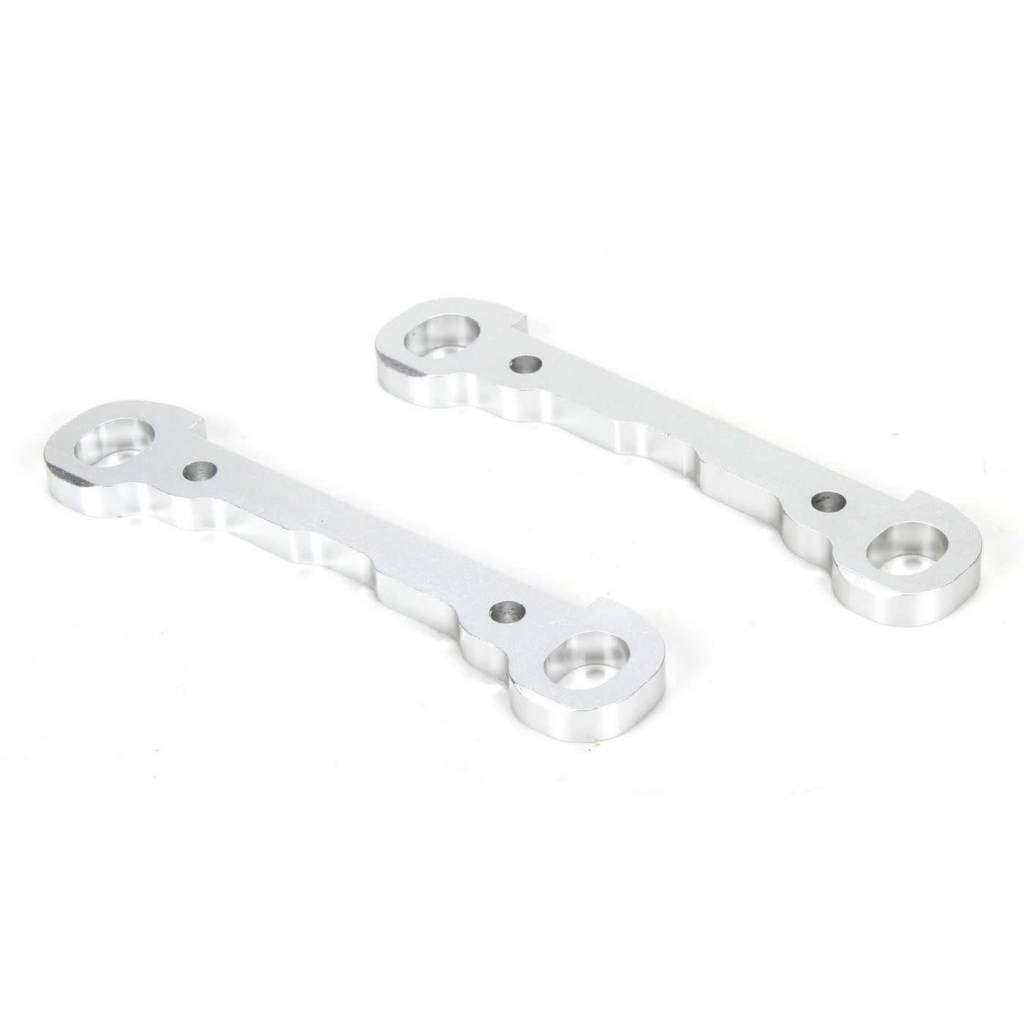 LOS254030 HINGE PIN BRACES, FRONT, ALUM, SILVER, MTXL (2)