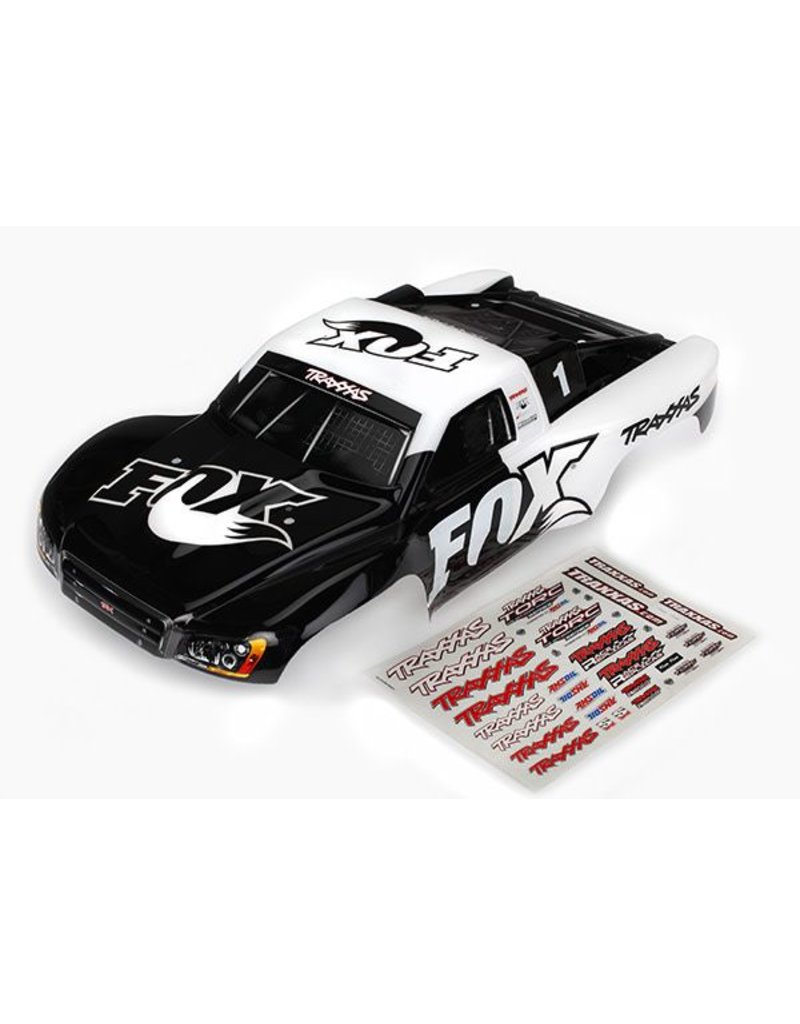TRAXXAS TRA6849 SLASH 4X4/SLASH BODY (PAINTED, DECALS APPLIED):  FOX EDITION