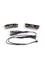 TRAXXAS TRA7186 LED LIGHTS, LIGHT HARNESS (4 CLEAR, 4 RED)/ BUMPERS, FRONT & REAR/ WIRE TIES (3)  (REQUIRES POWER SUPPLY #7286)