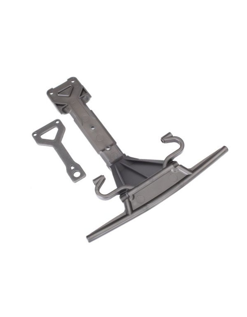TRAXXAS TRA8537 SKIDPLATE, FRONT (PLASTIC)/ SUPPORT PLATE (STEEL)