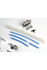 TRAXXAS TRA3580 EXHAUST HEADER UPGRADE (INCLUDES #3294 PLUS SILICONE EXHAUST TUBE, WATER TUBING, AND T CONNECTOR)