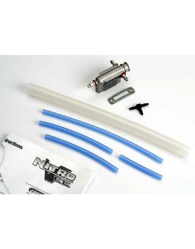 TRAXXAS TRA3580 EXHAUST HEADER UPGRADE (INCLUDES #3294 PLUS SILICONE EXHAUST TUBE, WATER TUBING, AND T CONNECTOR)