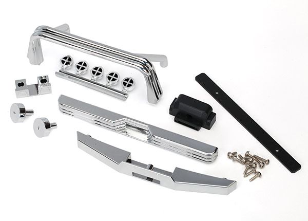 TRA3662 BODY ACCESSORIES KIT, BIGFOOT® NO. 1 (INCLUDES WINCH, FRONT AND REAR BUMPERS, ROLL BAR, LIGHT BAR, ENGINE DETAIL, & MOUNTING HARDWARE) (GRILL