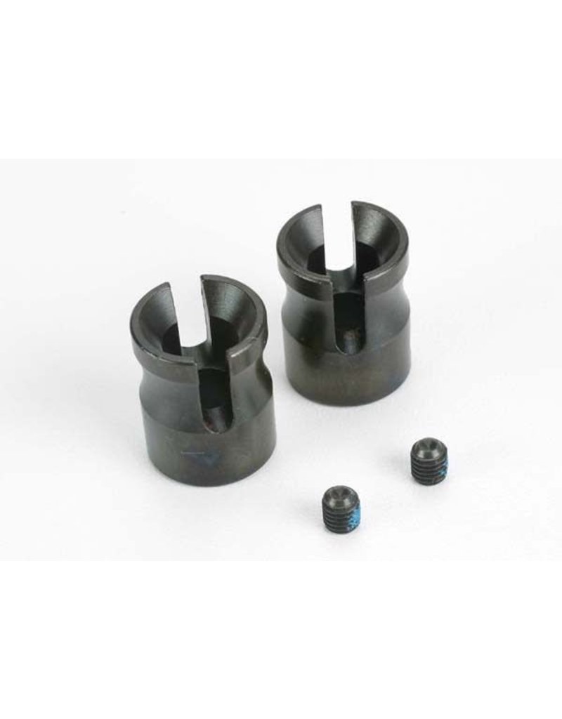 TRAXXAS TRA6074 DIFF YOKES (2) W/ SET (SET SCREWS