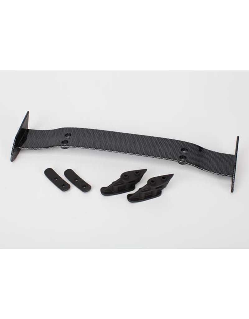TRAXXAS TRA6414G WING (EXOCARBON)/ WING MOUNTS (2)/ WASHERS (2)